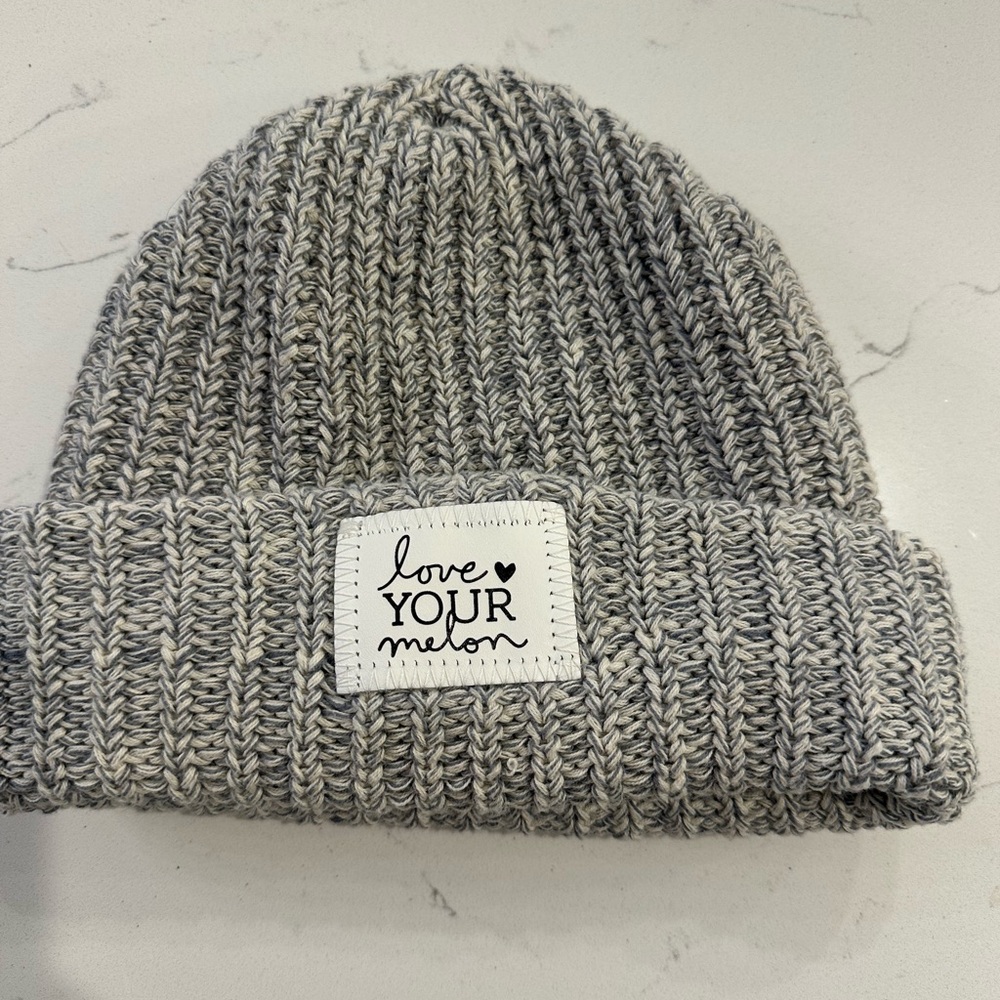 Love Your Melon Heathered Gray Beanie